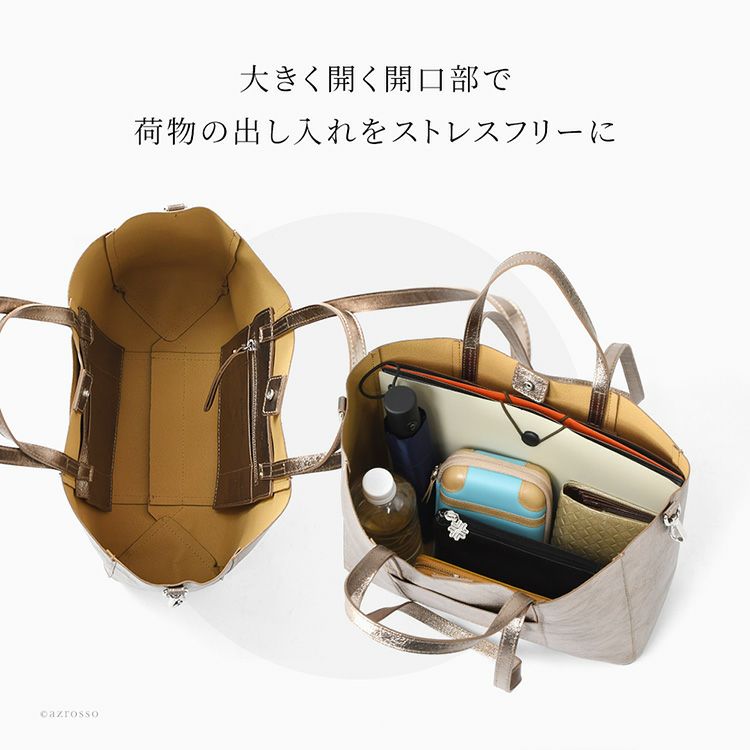 レザー トートバッグ レディース ダブルハンドル 軽量 a4 大きい