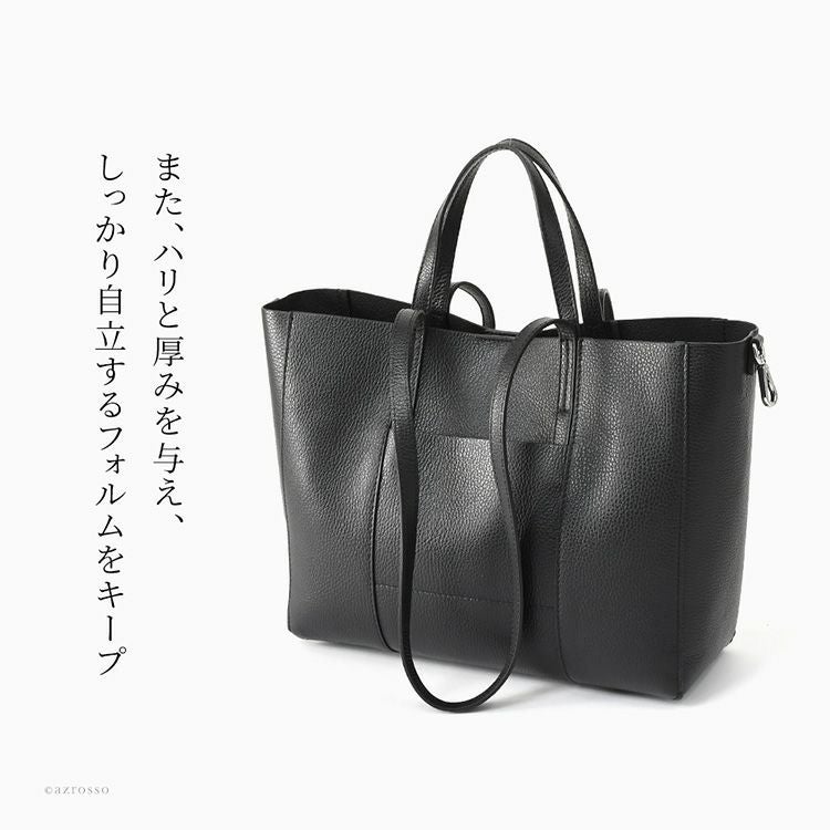 レザー トートバッグ レディース ダブルハンドル 軽量 a4 大きい