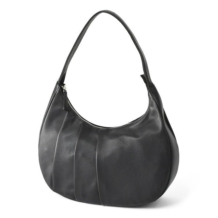 ホーボーバッグ レザー ショルダー ブラック セレモニー フォーマル