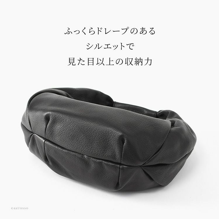 ハンドバッグ レザー ブラック 普段使い お出かけ 旅行 セレモニー