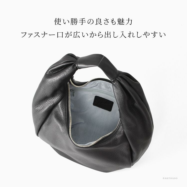 ハンドバッグ レザー ブラック 普段使い お出かけ 旅行 セレモニー