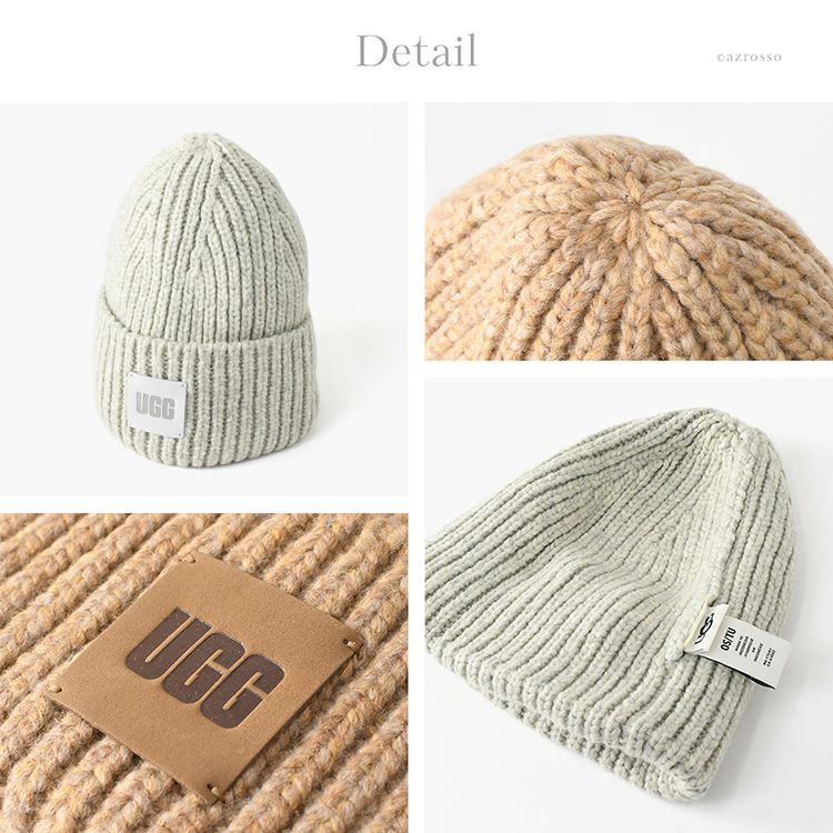 UGG、ニット帽新品、今シーズン発売品 ニット帽 UGG アグ 102345 ブランド レディース メンズ チャンキー