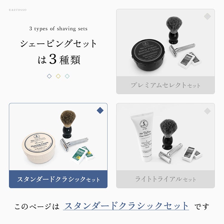 テイラーオブオールドボンドストリート 髭剃り クリームセット 両刃