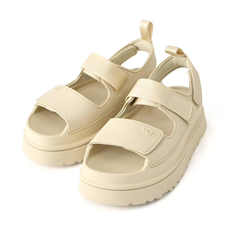 UGG アグ サンダル レディース ゴールデングロウ 厚底 軽量 白