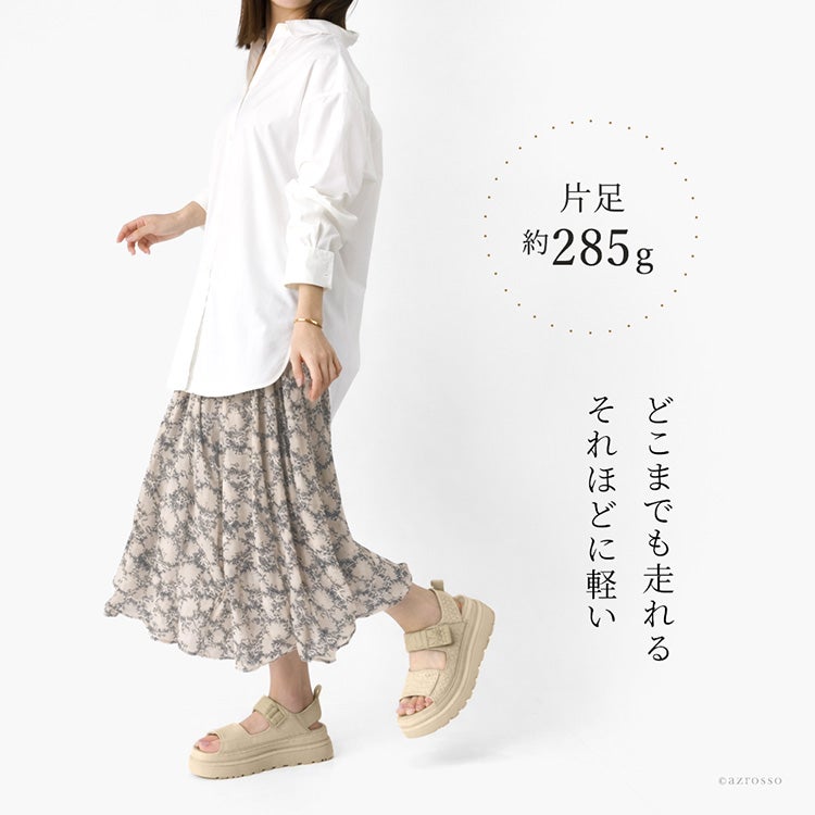 UGG ゴールデングロウ サンダル アグ レディース 厚底 軽量 EVA