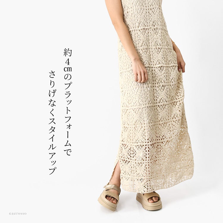 UGG ゴールデングロウ サンダル アグ レディース 厚底 軽量 EVA