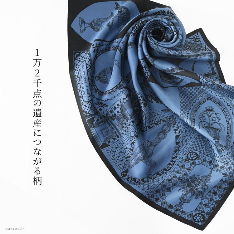 INOUI EDITIONS イヌイエディションズ シルクスカーフ 美術館 シルク