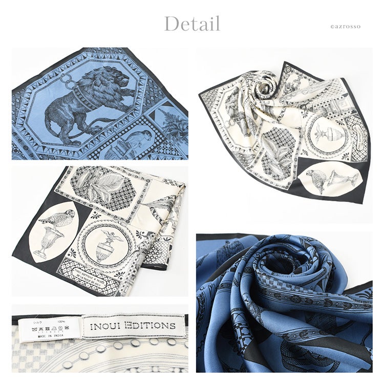 INOUI EDITIONS イヌイエディションズ シルクスカーフ 美術館 シルク
