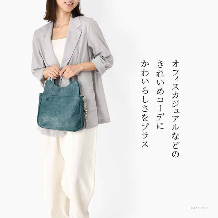 日本製 本革 ショルダー ハンドバッグ レディース 斜めがけ 2way 軽量