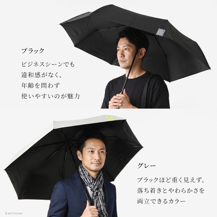 折りたたみ傘 たたみやすい 形状記憶 傘 完全遮光 メンズ 晴雨兼用