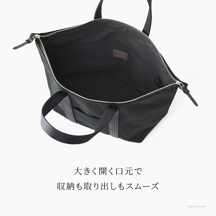 日本製 sasicco キャンバス 舟形 トートバッグ コットン 刺し子生地 a4