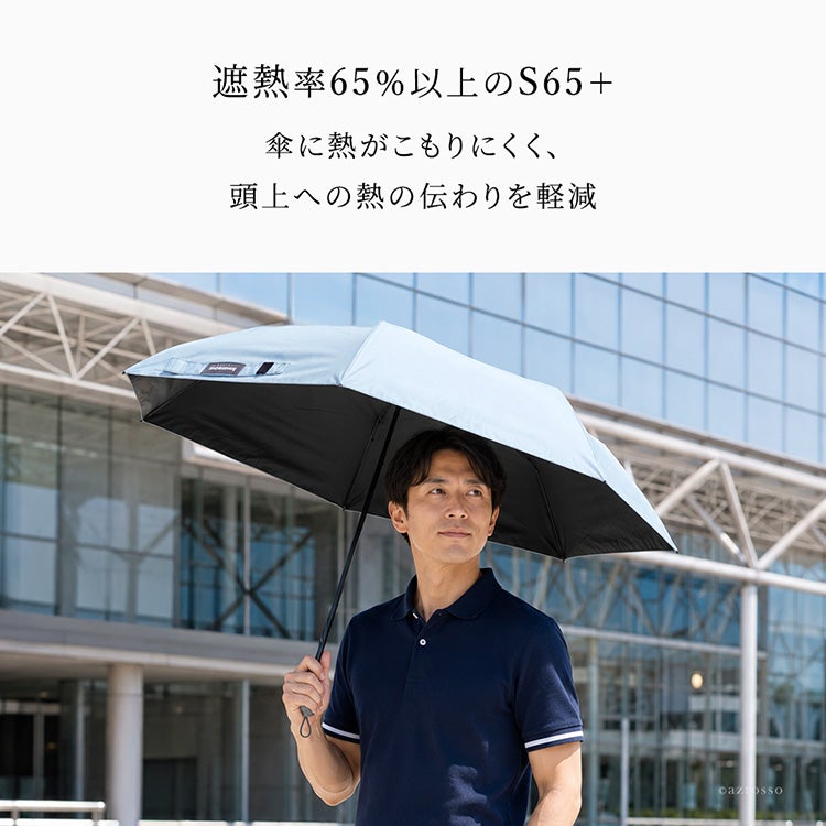 ラディクール 折りたたみ傘 涼しい 日傘 完全遮光 傘 メンズ 晴雨兼用